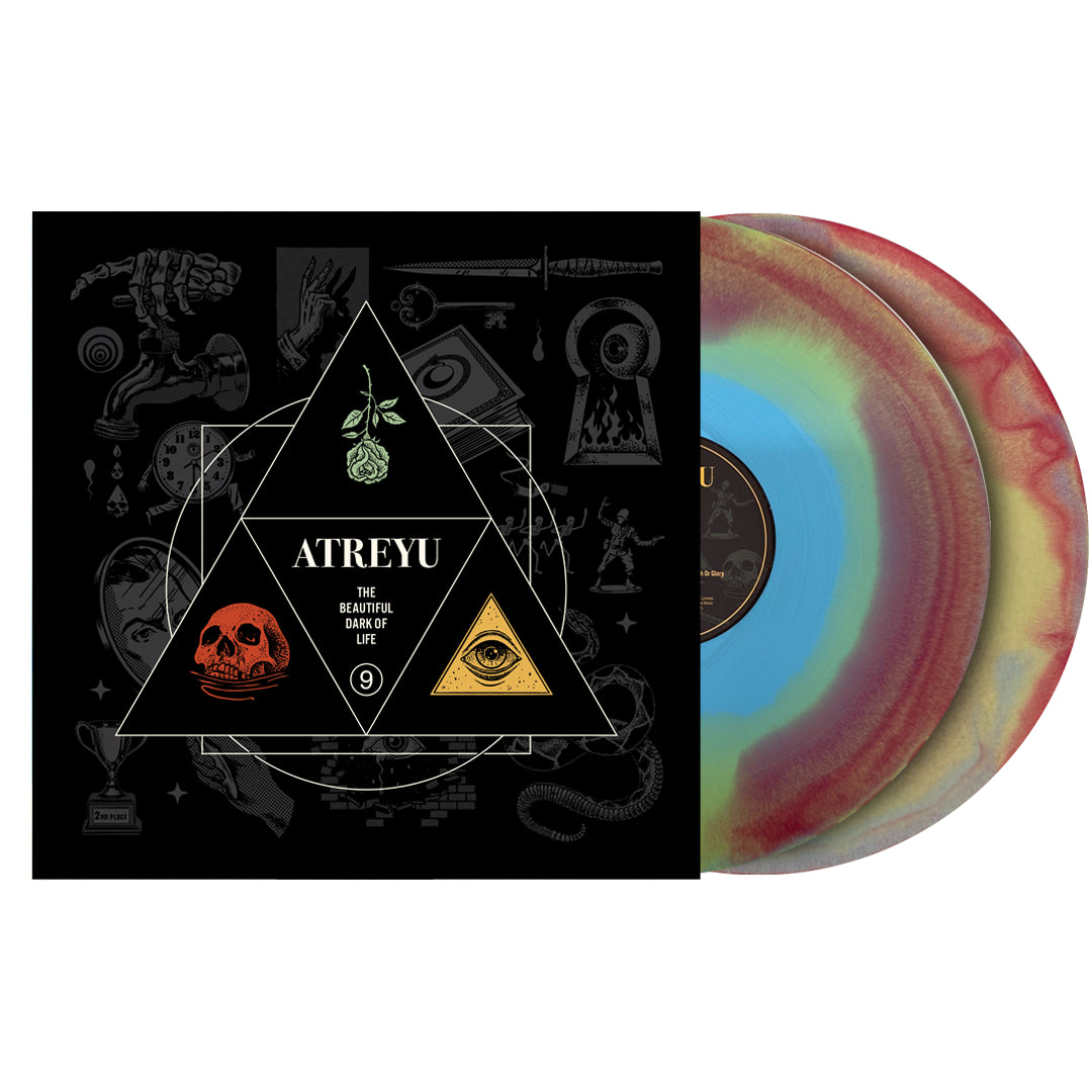The Beautiful Dark Of Life - Red/Teal/Yellow Swirl Vinyl LP