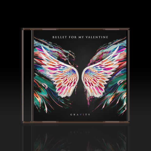 image for the Gravity CD. cover is of colorful wings