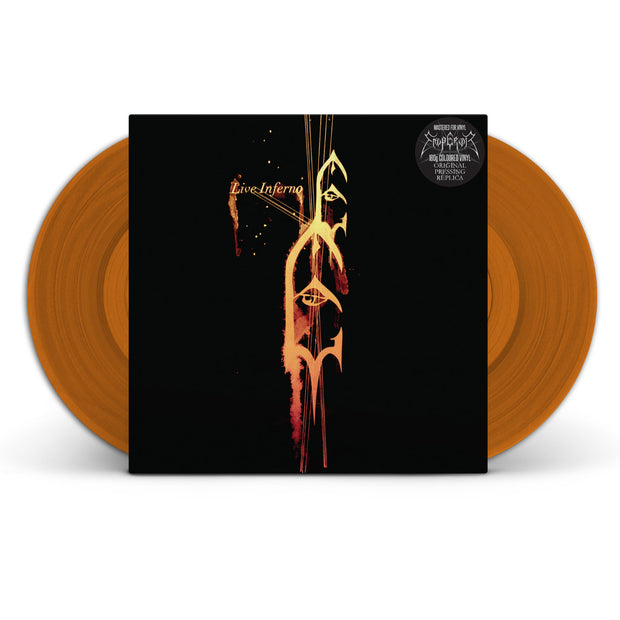 Live Inferno Transparent Orange Vinyl 2X Vinyl
