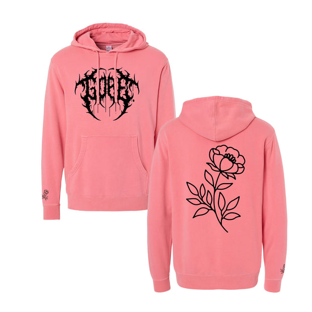 Death Metal Logo - Pigment Pink Pullover