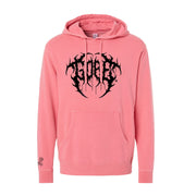 Death Metal Logo - Pigment Pink Pullover
