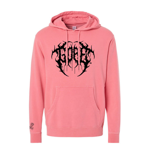 Death Metal Logo - Pigment Pink Pullover
