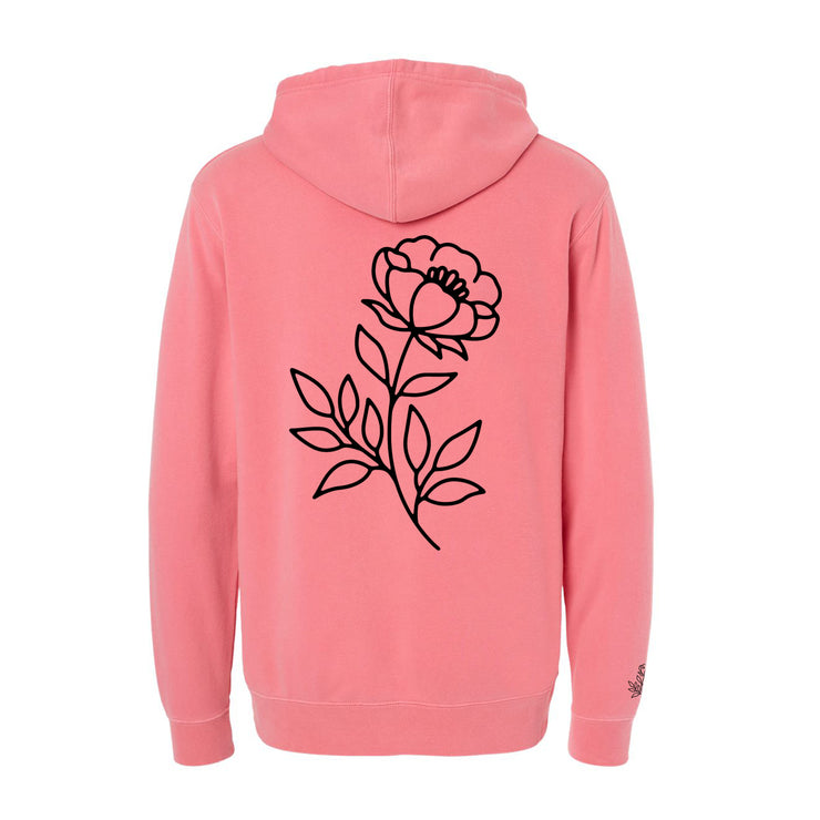 Death Metal Logo - Pigment Pink Pullover