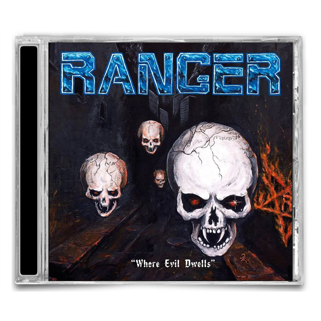 CD cover with skull design and 'Ranger' text on a dark background