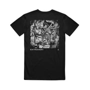 Abstract Black T-Shirt