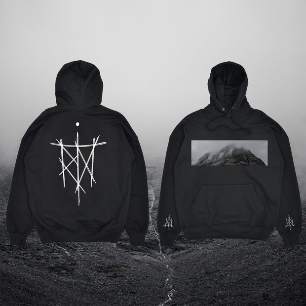 Mountain Black Pullover Hoodie