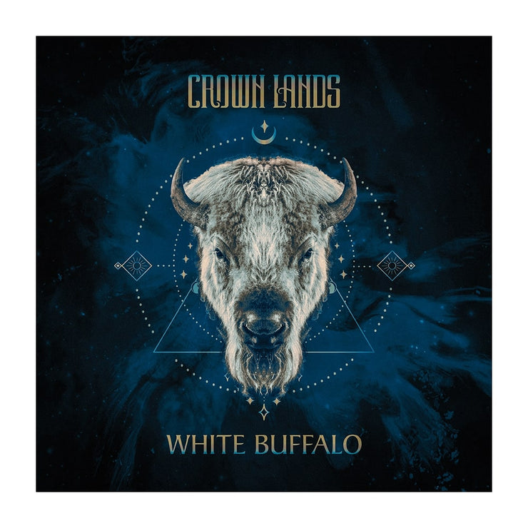 image for the White Buffalo artwork printed on heavy card with matte finish. Approximately 12" x 12"