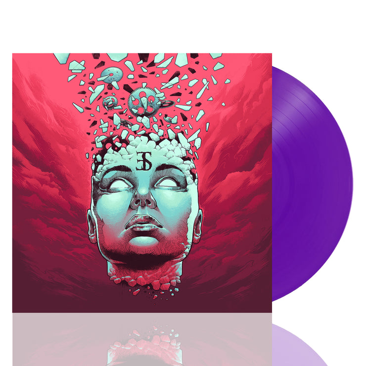 image for the Conquering Trans Amethyst Vinyl. 