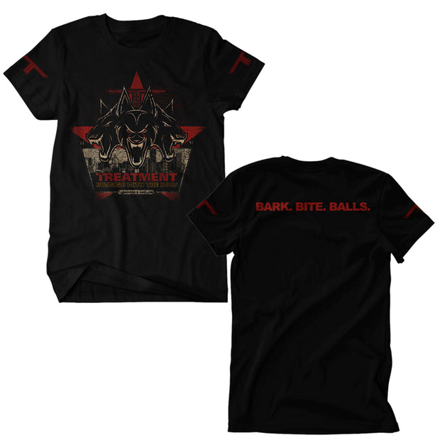 Bark, Bite, Balls Black T-Shirt