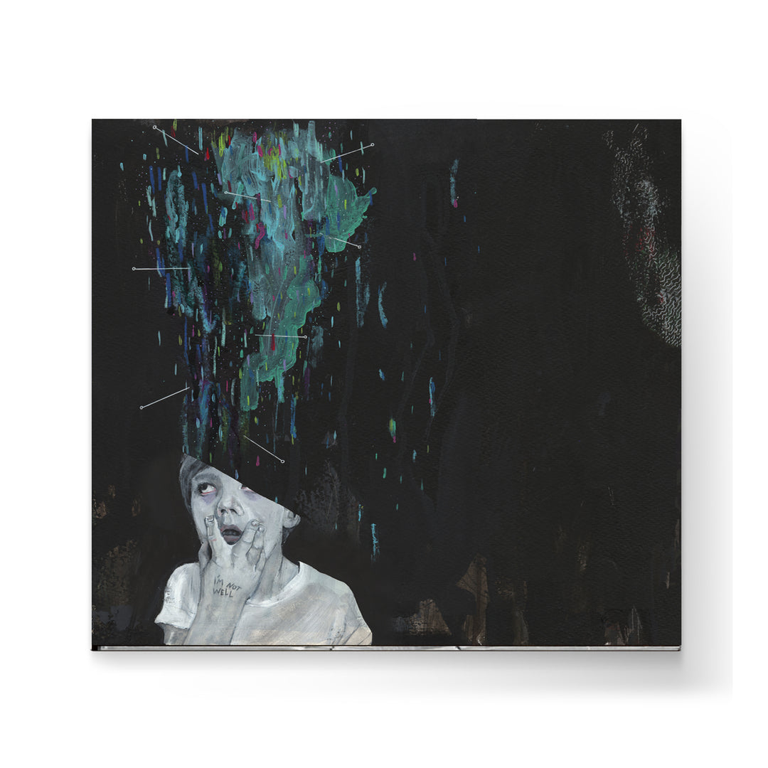 image for the I'm Not Well CD. cover  has a kid holding his face in the bottom left