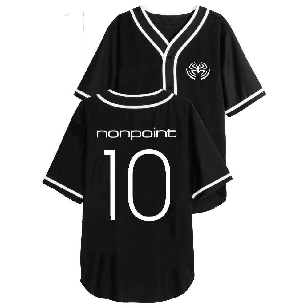 Symbol Logo Black Baseball Jersey – Spinefarm Records