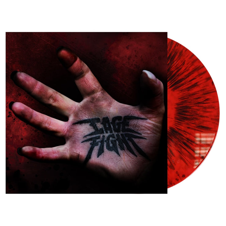 Cage Fight Red W/ Black Splatter Vinyl
