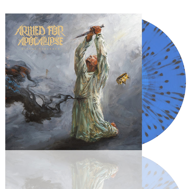 Ritual Violence Trans Blue W/ Black Splatter Vinyl